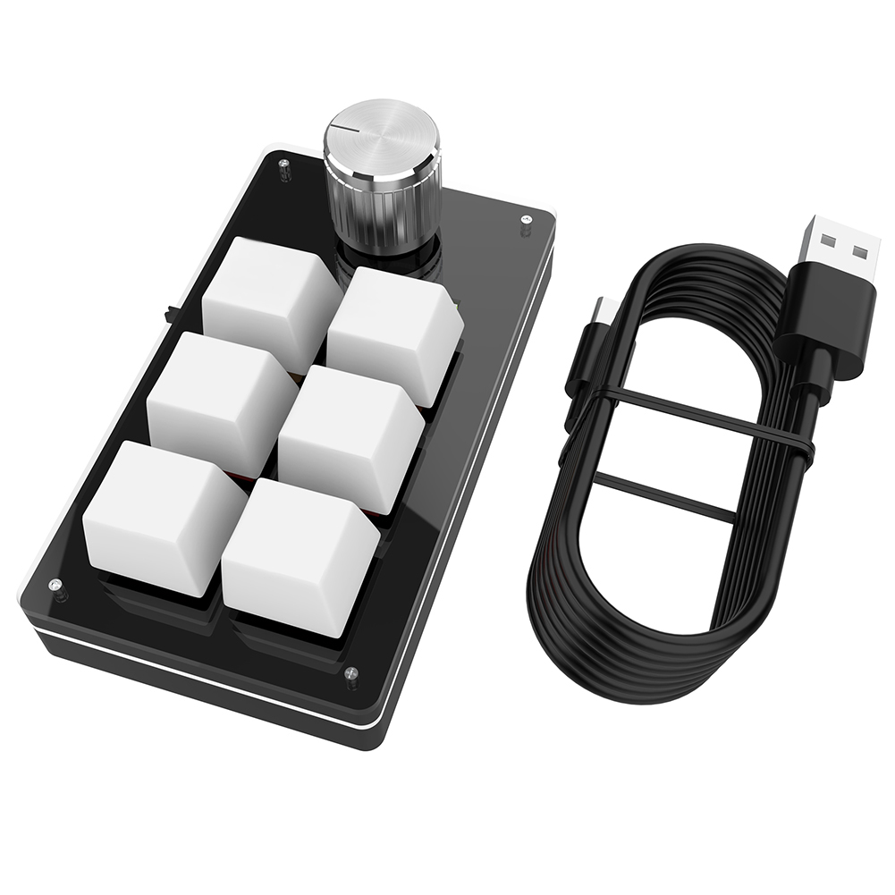 Gaming Keyboard 1 Hand - 6키 1노브 한손 기계식 게이밍 키보드
