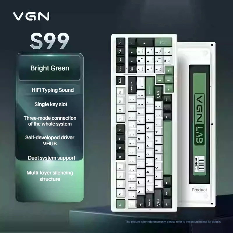 Gaming Keyboard Non Mechanical - Vgn S99 2.4G 무선 3모드 기계식