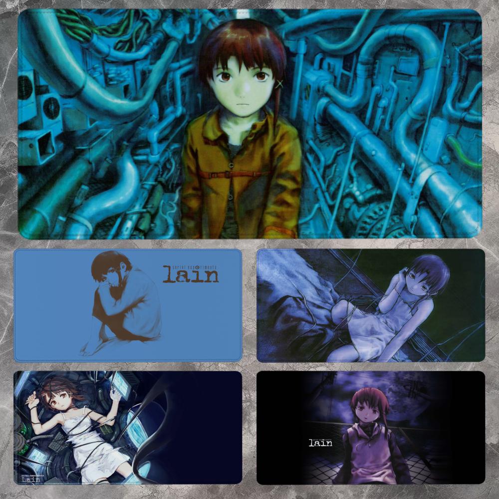 Gaming Keyboard Non Mechanical - Lain Serial Experiments 마우스 패드 90x40CM