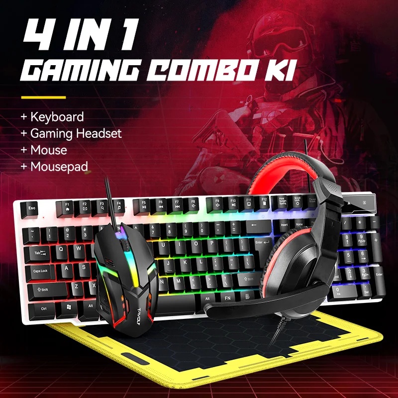 Gaming Keyboard And Mouse Set - 새로운 USB 키보드 및 마우스 게이밍