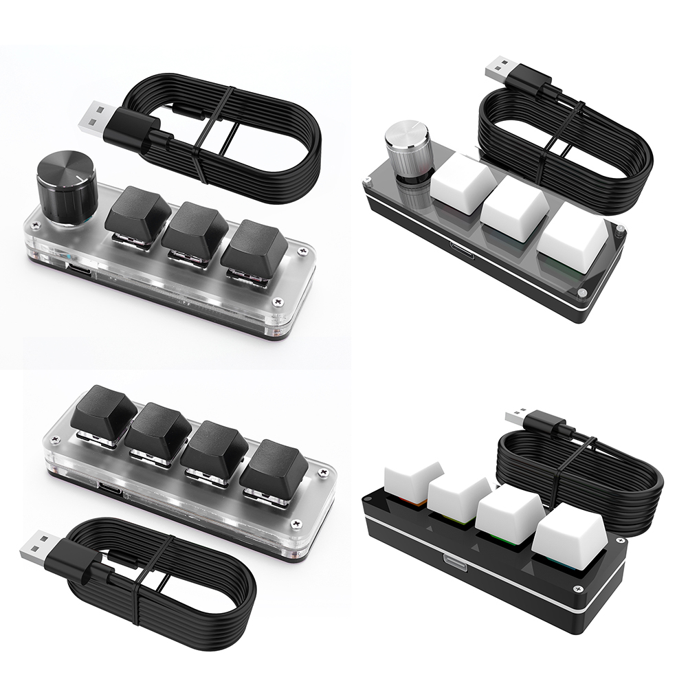 Gaming Keyboard 1 Hand - 3키 1노브/4키 원핸드 기계식 게이밍 키보드