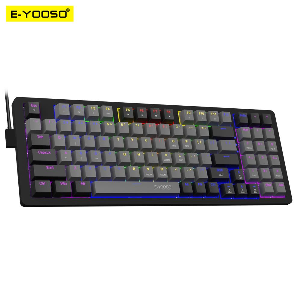 Gaming Keyboard Blue Switches - E-YOOSO Z94 USB 기계식 게임용 키보드
