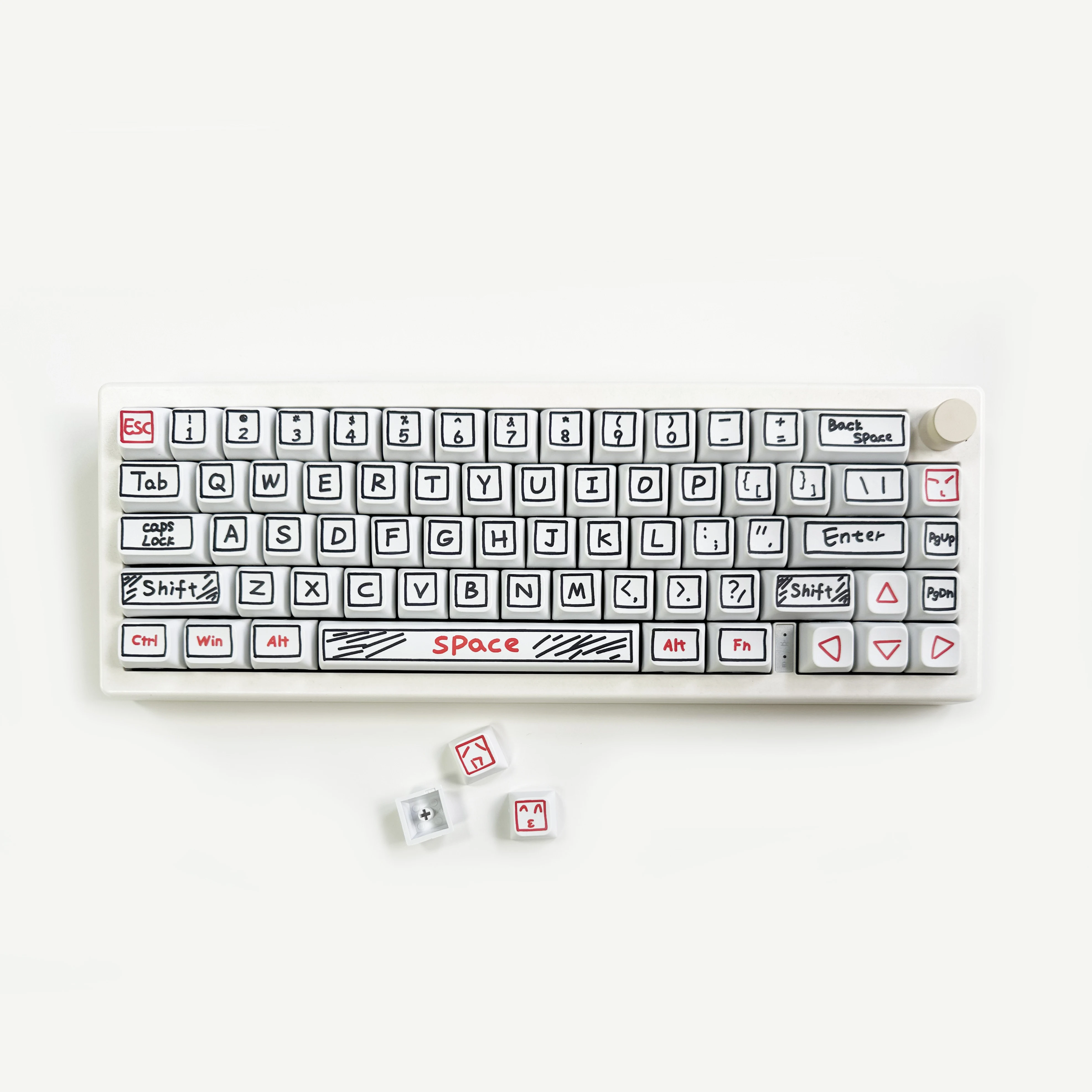 125 키 XDA 프로필 낙서 테마 키 캡 PBT 염료 - Gaming Keyboard Theme 리뷰 및 가격