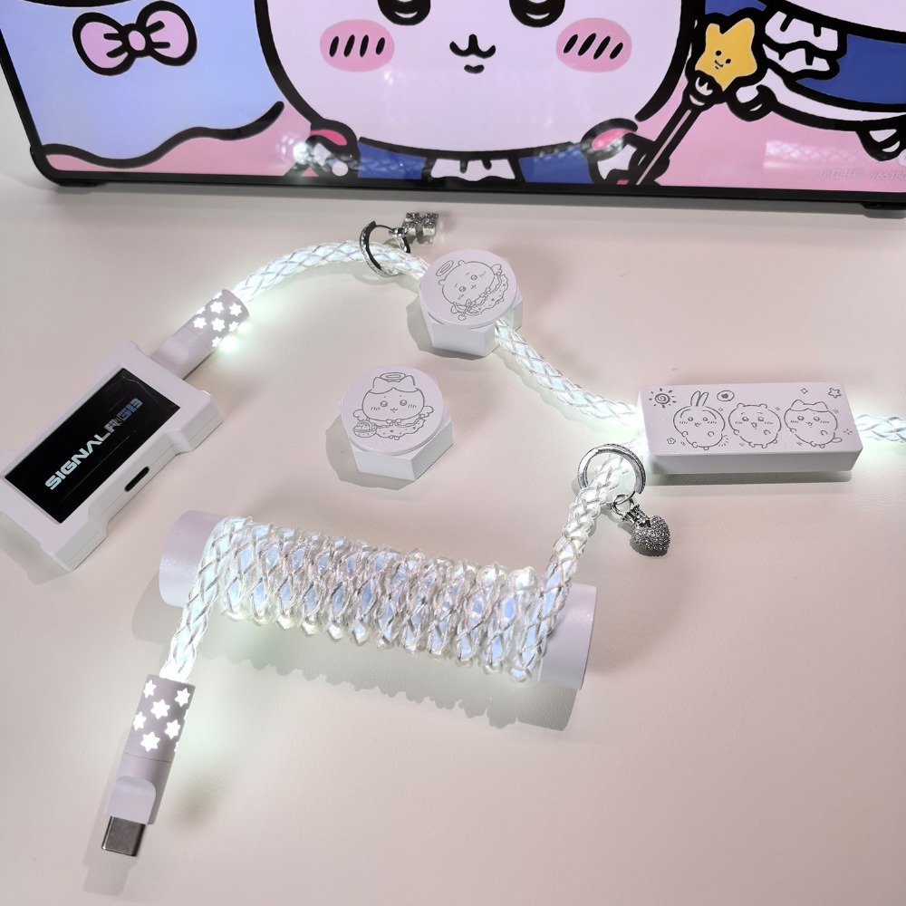 미지의 오류 D40 쿨 화이트 라이트 마그네틱 키보드  - Gaming Keyboard Type C 리뷰 및 가격