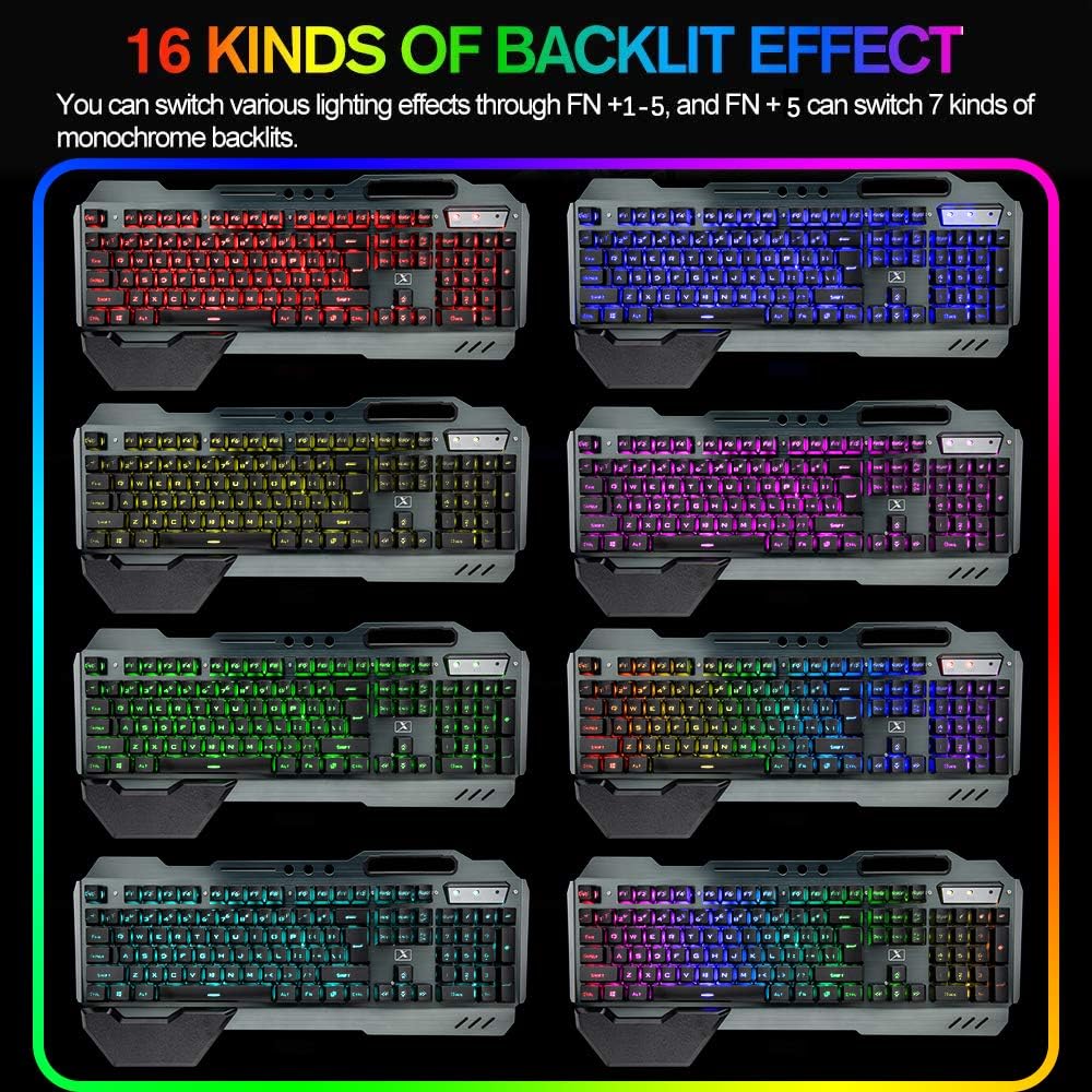 무선 게임용 키보드 및 마우스 콤보, 레인보우 LED  - Gaming Keyboard Extension 리뷰 및 가격