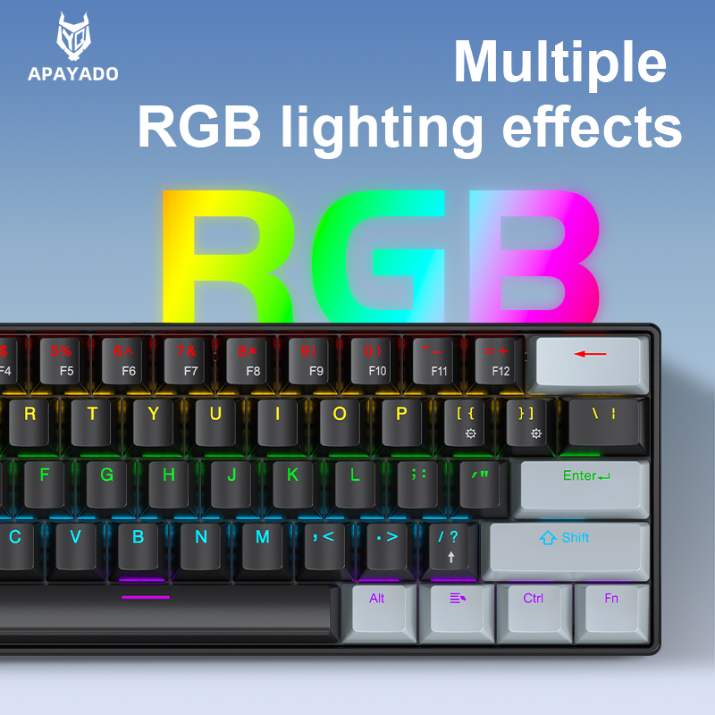 APAYADO K61 미니 기계식 키보드, 유선, 61 - Gaming Keyboard Blue Switches 리뷰 및 가격