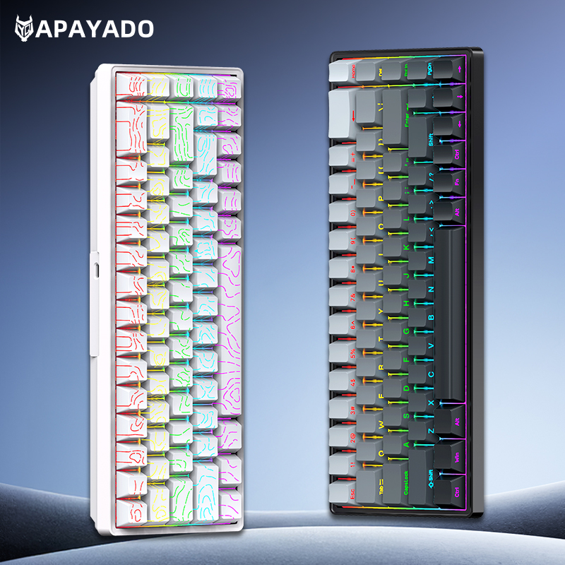 APAYADO A68 유선 기계식 키보드 핫스왑 가능  - Gaming Keyboard Blue Switches 리뷰 및 가격