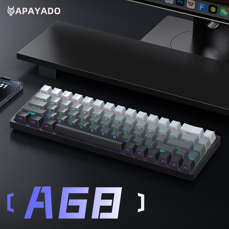 APAYADO A68 유선 기계식 키보드 핫스왑 가능  - Gaming Keyboard Blue Switches 리뷰 및 가격