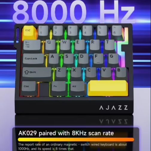 AK029 유선 한손 게이밍 키보드 HE 마그네틱 스위 - Gaming Keyboard Mini Mechanical 리뷰 및 가격