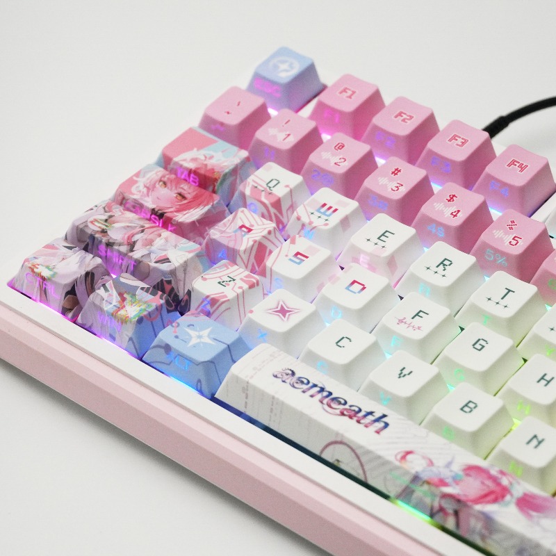 120 키 Aemeath 키캡 세트 게임 Wutheri - Gaming Keyboard Theme 리뷰 및 가격