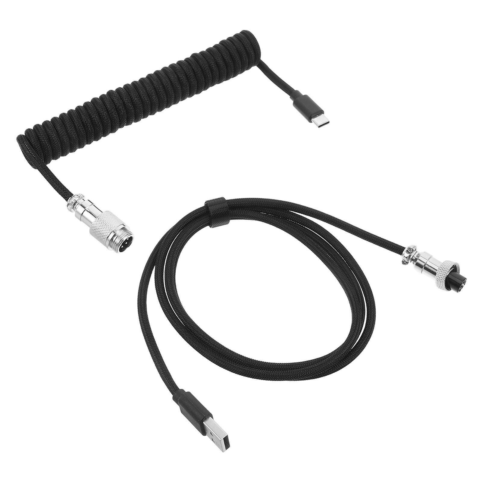 코일형 게이밍 키보드 케이블, 브레이드 처리된 USB  - Gaming Keyboard Extension 리뷰 및 가격