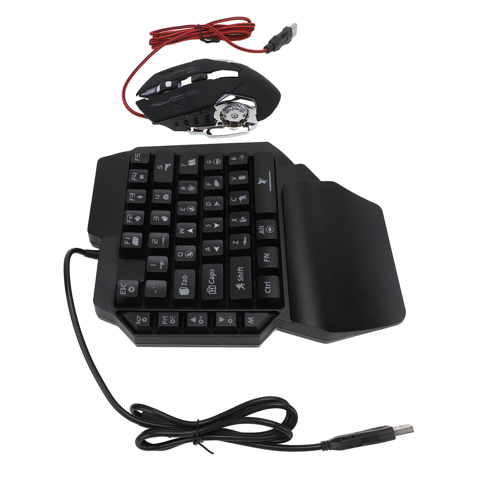 키보드 마우스 변환기 세트 반응형 한 손 키보드 마우스 - Gaming Keyboard And Mouse Set 리뷰 및 가격