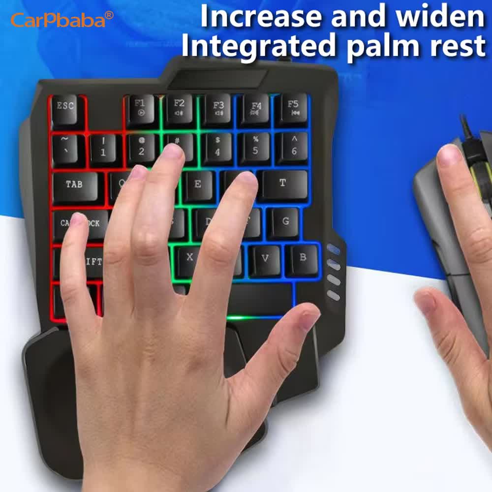 USB 싱글 핸드 원핸드 게이밍 키트 안드로이드 및 P - Gaming Keyboard 1 Hand 리뷰 및 가격