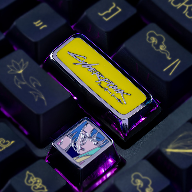 애니메이션 키캡 사이버펑크 2077 테마 기계식 키보드 - Gaming Keyboard Theme 리뷰 및 가격