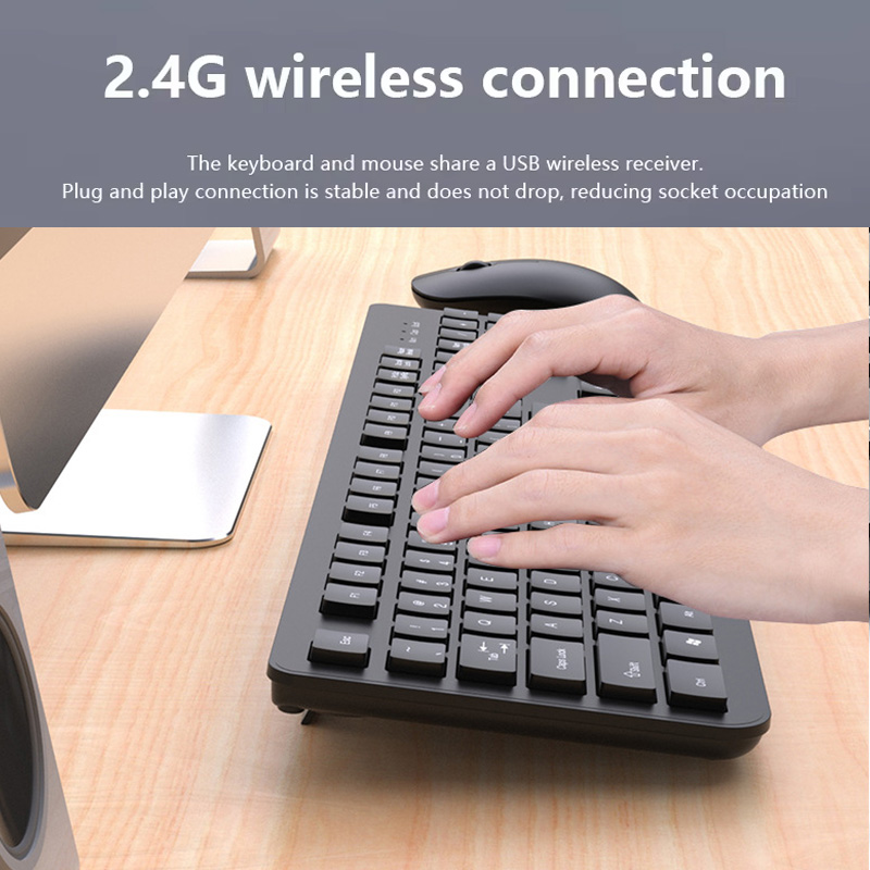 2.4G 무선 키보드 마우스 세트 104키 표준 키보드 - Gaming Keyboard And Mouse Set 리뷰 및 가격