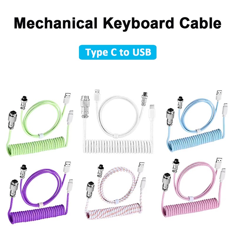 USB 타입 C 기계식 키보드 코일 케이블 하드웨어 링 - Gaming Keyboard Type C 리뷰 및 가격