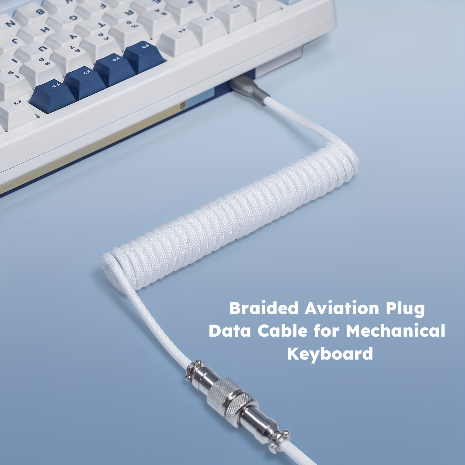 기계식 키보드 코일형 케이블 와이어 유형 C USB 포 - Gaming Keyboard Type C 리뷰 및 가격