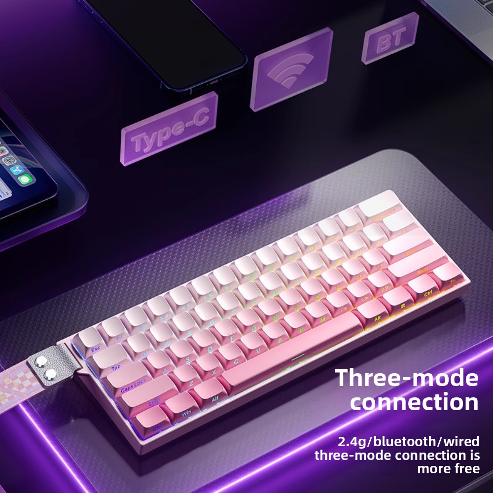 AULA MINI60HE 3 모드 자기 축 키보드 기계 - Gaming Keyboard Mini Mechanical 리뷰 및 가격