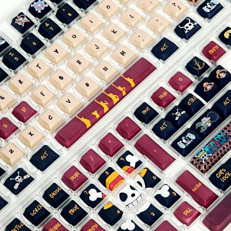 반다이 원피스 몽키 D. 루피 키캡 세트 PBT 염료승 - Gaming Keyboard Theme 리뷰 및 가격