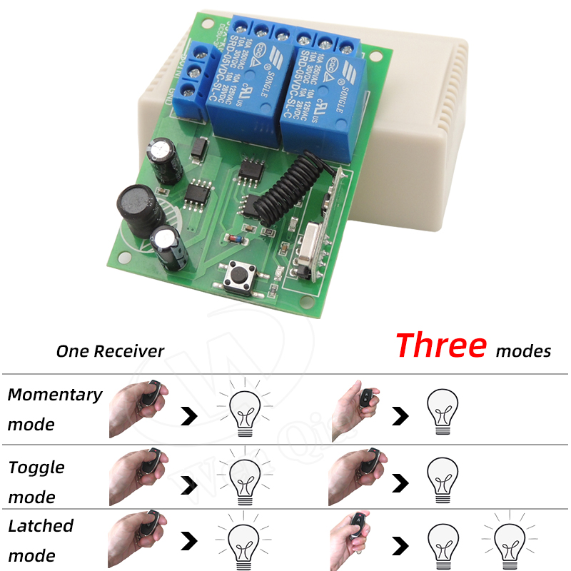 433MHz 범용 무선 원격 제어 DC6V 12V 24 - Switch Opener Tool 리뷰 및 가격
